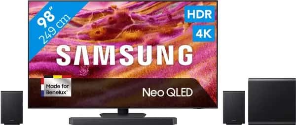 Samsung 98" Neo QLED QN90F 4K (2025) + Samsung HW-Q990F (2025)