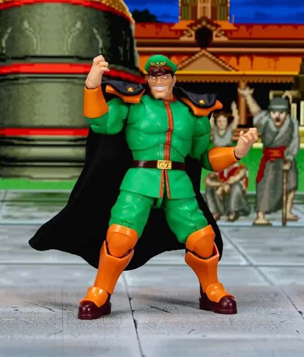 Ultra Street Fighter II: The Final Challengers Action Figure - M. Bison (Green)