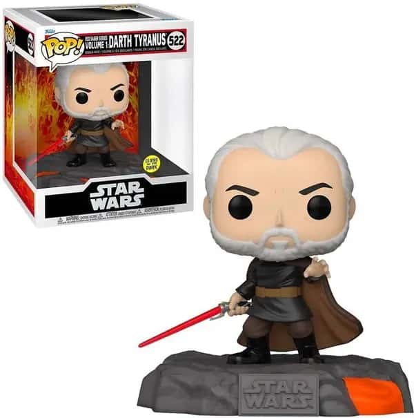 Star Wars Funko Pop Vinyl: Red Saber Series Volume 1 Darth Tyranus Limited Edition