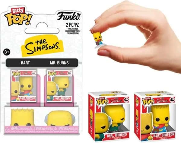 The Simpsons Funko Bitty Pop! 2-Pack: Bart & Mr. Burns