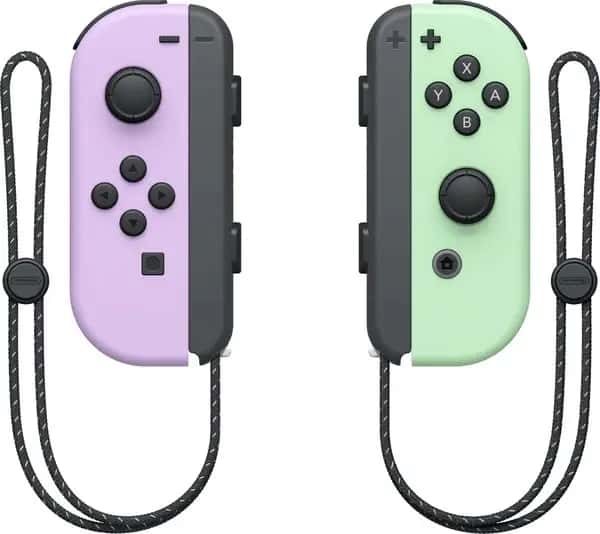Nintendo Switch Joy-Con Controller Pair (Pastel Purple / Pastel Green)