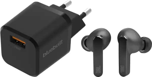 JBL Live Pro 2 Zwart + BlueBuilt Quick Charge Oplader