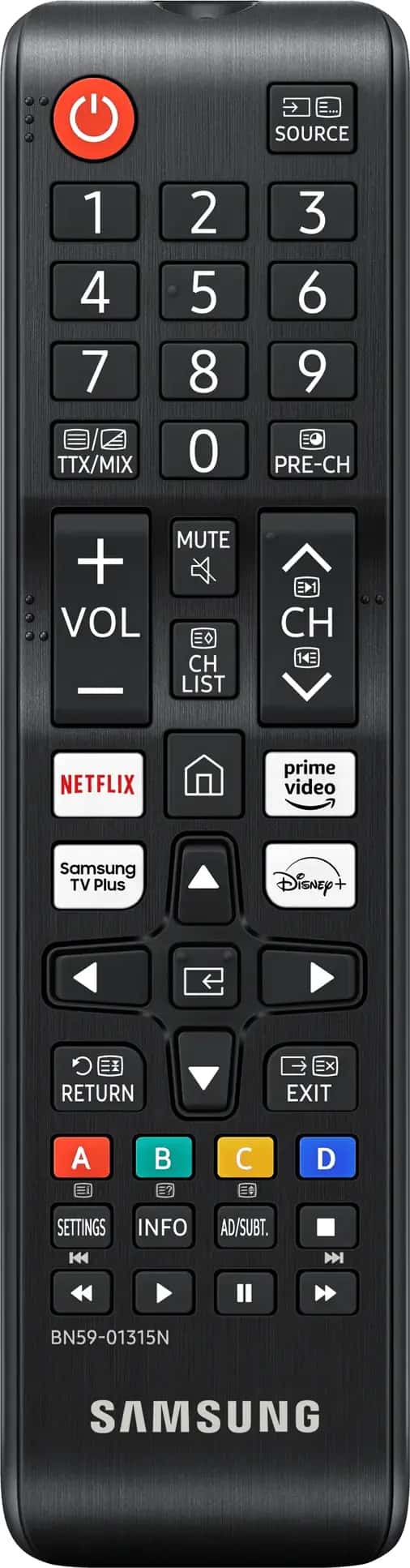 Samsung standaard afstandsbediening