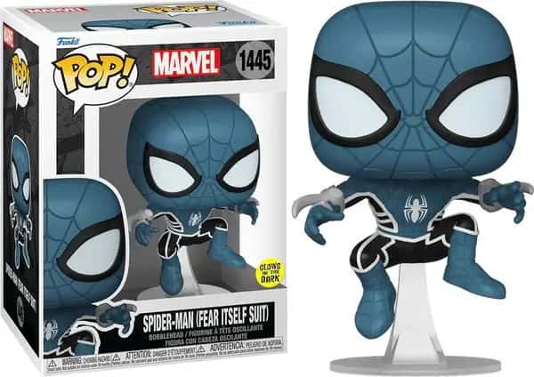 Marvel Spider-Man Funko Pop Vinyl: Spider-Man (Fear Itself Suit) GITD
