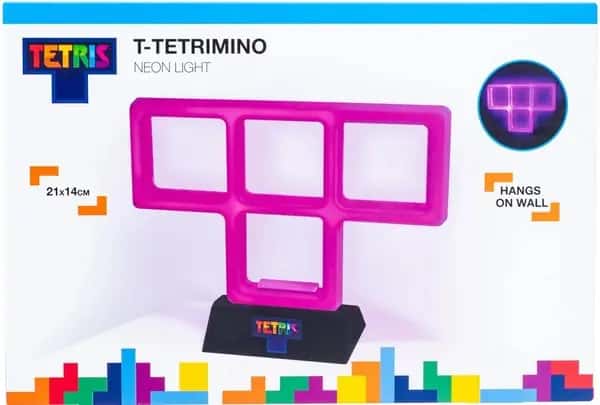 Tetris - Neon Light Paars