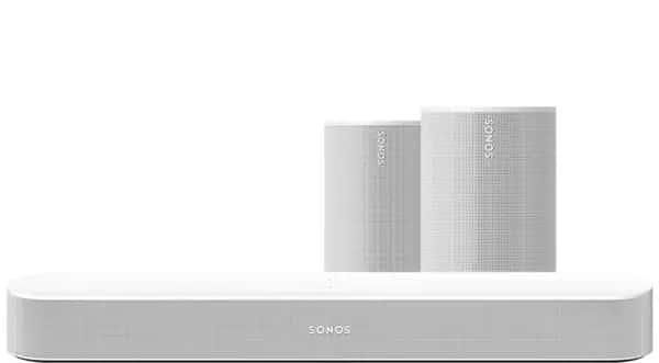 Sonos Beam Gen2 Wit + Era 100 SL Duopack Wit