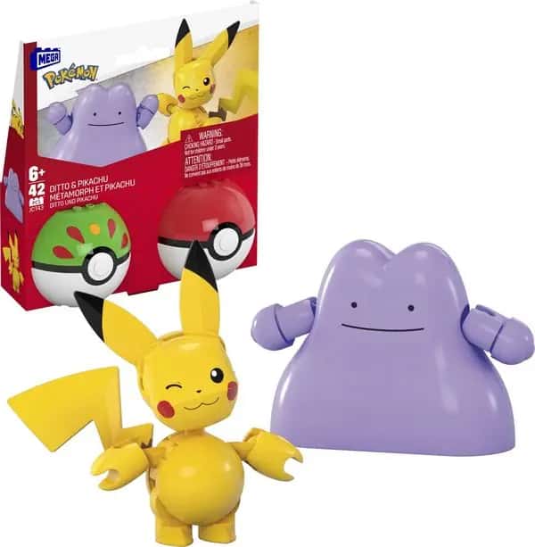 Mega Construx Pokemon - Pikachu & Ditto