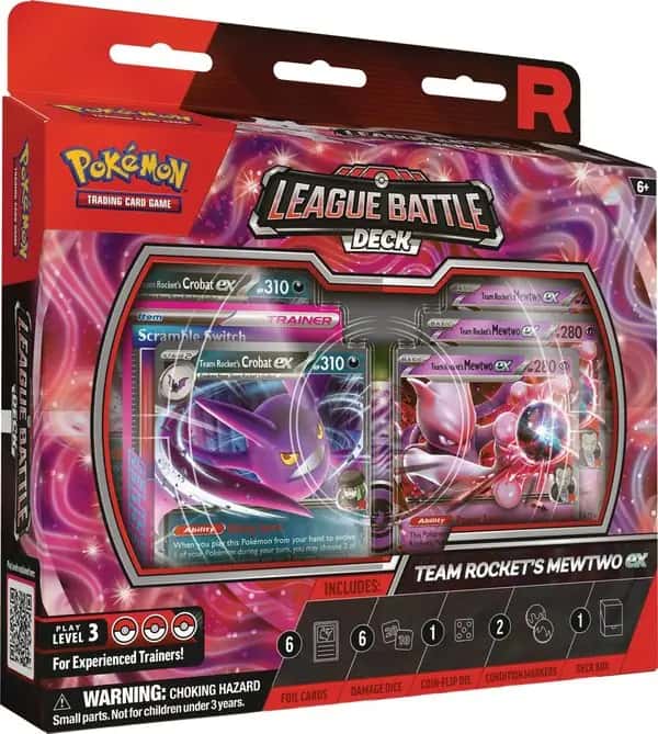 Pokemon TCG League Battle Deck - Team Rocket's Mewtwo EX