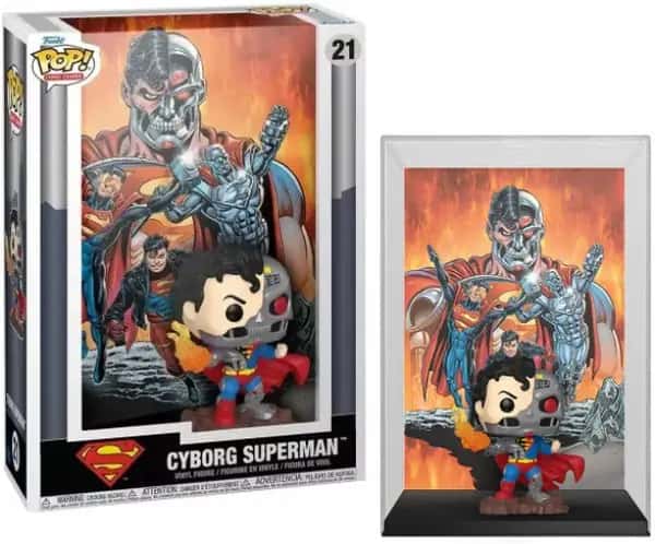 DC Comic Cover Funko Pop Vinyl: Cyborg Superman