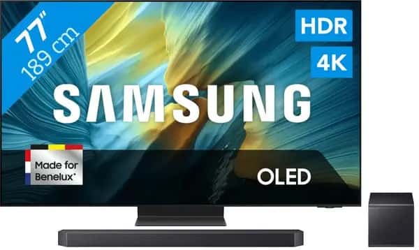 Samsung 77" OLED S95F 4K (2025) + Samsung HW-Q990F (2025)