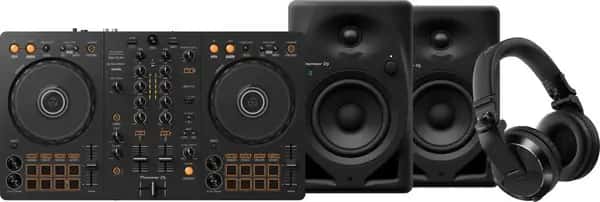 Pioneer DJ DDJ-FLX4 + Pioneer DJ HDJ-X7 Zwart + Pioneer DJ DM-40D-BT Zwart