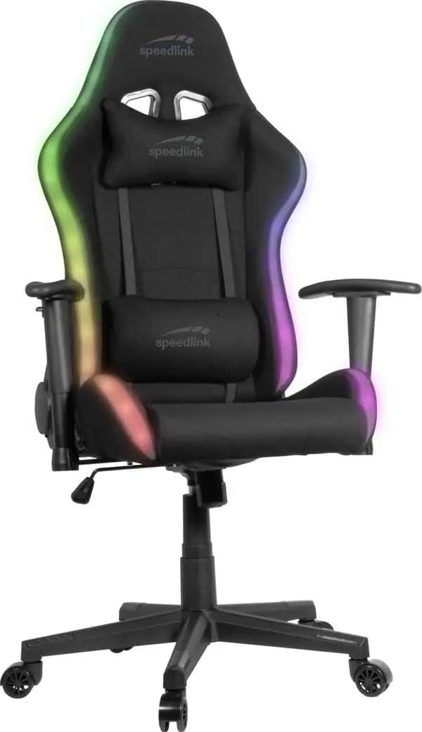 Speedlink REGYS RGB Gaming Chair - Black Fabric