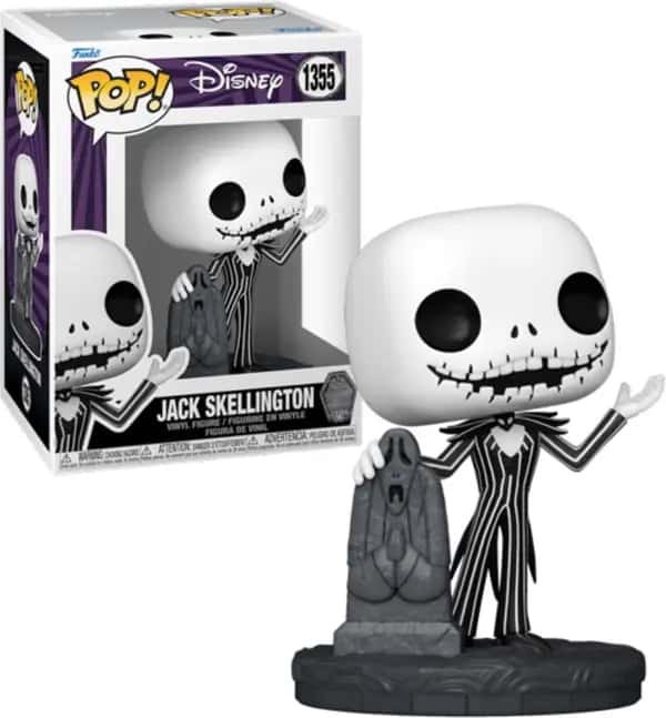 The Nightmare Before Christmas 30th Anniversary Funko Pop Vinyl: Jack with Gravestone