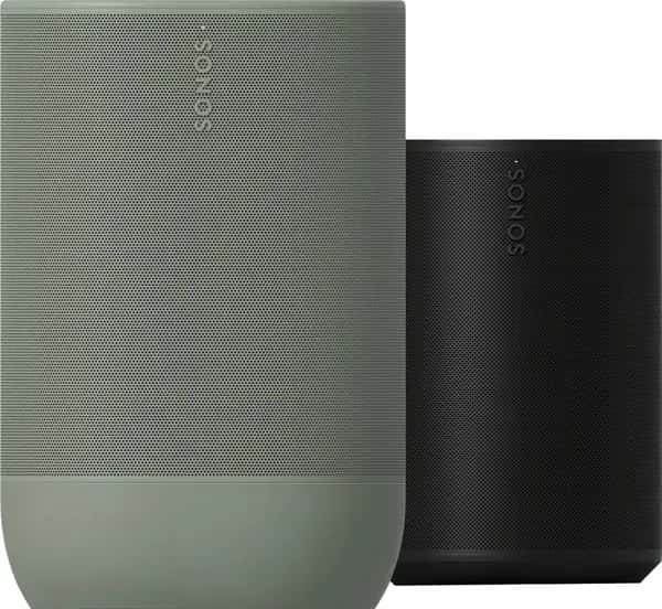 Sonos Move 2 Groen + Era 100 zwart