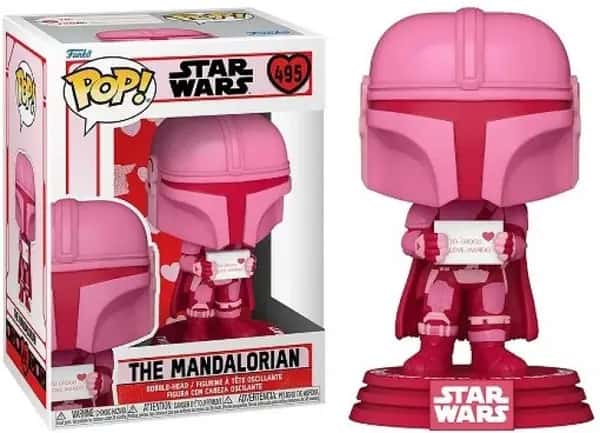 Star Wars Funko Pop Vinyl: The Mandalorian (Valentines Day)