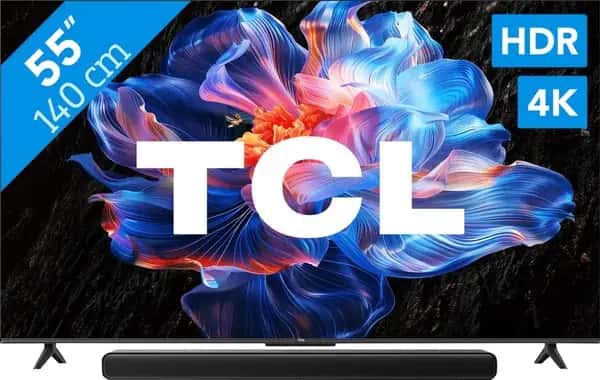 TCL 55" Led P61K 4K (2025) + TCL S45H 2.0 Soundbar