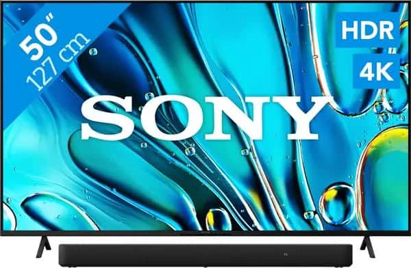 Sony Bravia 3 50" 4K Led (2025) + Sony HT-S2000 Zwart