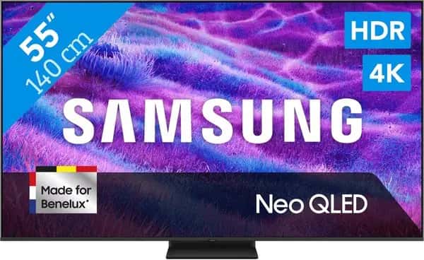 Samsung 55" Neo QLED QN82F 4K (2025) + Samsung HW-B66CF Zwart