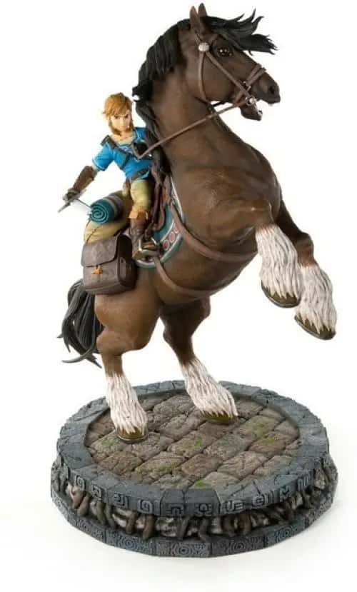 The Legend of Zelda: Breath of the Wild - Link on Horseback Statue Standard Edition (First 4 Figures