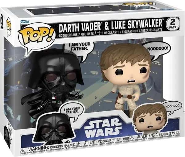 Star Wars Funko Pop Vinyl 2-Pack: Vader & Luke