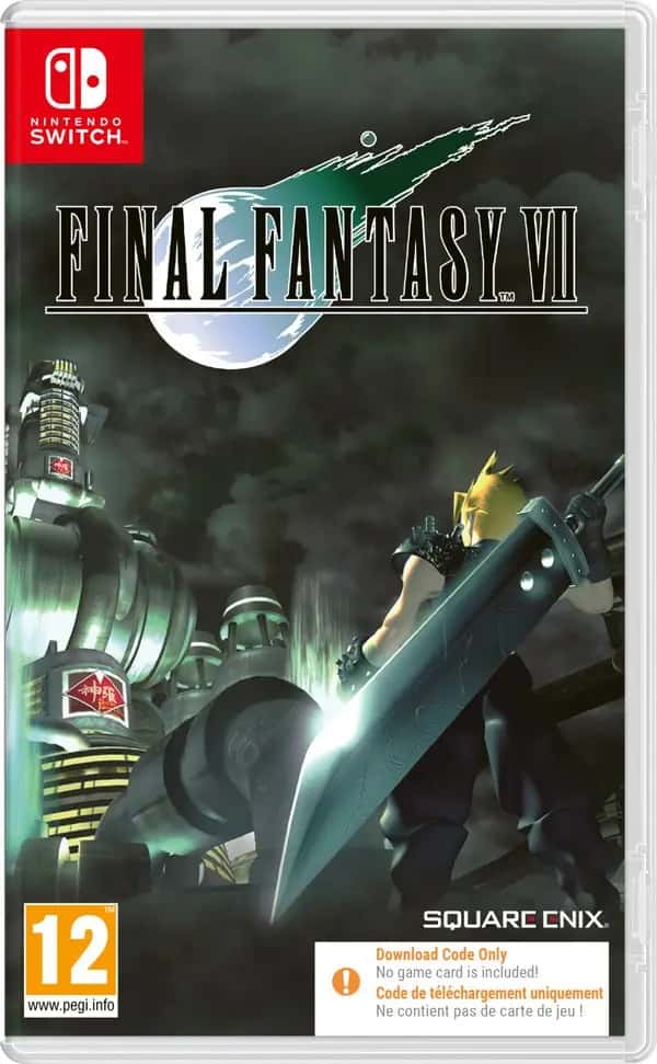 Final Fantasy VII (code in a box)