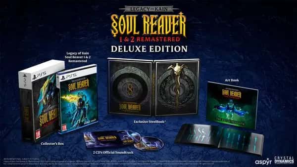 Legacy of Kain Soul Reaver 1&2 Remastered Deluxe Edition (PlayStation 5)