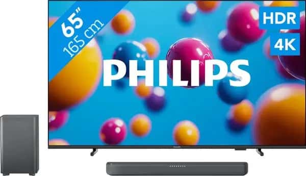 Philips Ambilight 65'' PUS7000 4K (2025) + Philips TAB5309