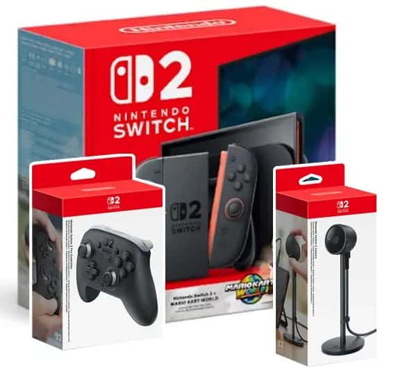 Nintendo Switch 2 Mario Kart World Tour + Pro Controller + Camera