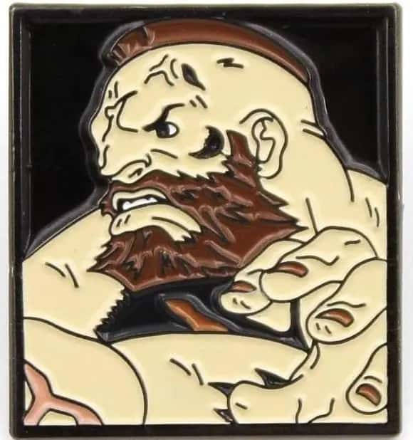 Street Fighter Pin Badge: Zangief