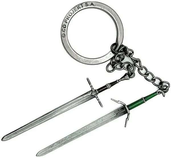 The Witcher III: Wild Hunt Keychain - Geralt Two Swords