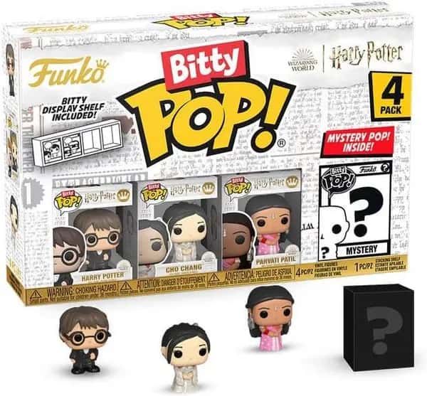 Harry Potter Funko Bitty Pop! 4-Pack: Harry Potter / Cho Chang / Parvati Patil