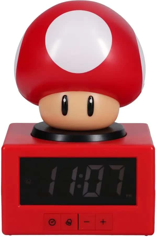 Super Mario Icon Alarm Clock - Super Mushroom