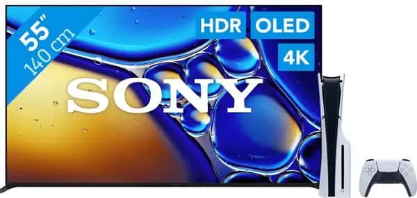 Sony 55" Bravia 8 II 4K QD-OLED + PlayStation 5 Slim Disc Edition