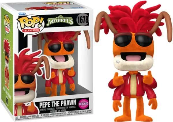 The Muppets Funko Pop Vinyl: Pepe the Prawn (Flocked)