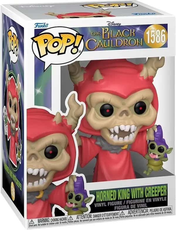 Disney The Black Cauldron Funko POP Vinyl: Horned King with Creeper