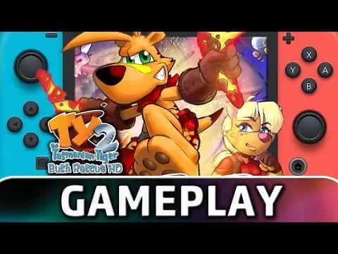 TY de Tasmanian Tiger HD + TY de Tasm Tiger 2 Bush Rescue HD - Nintendo Switch - Platformgame