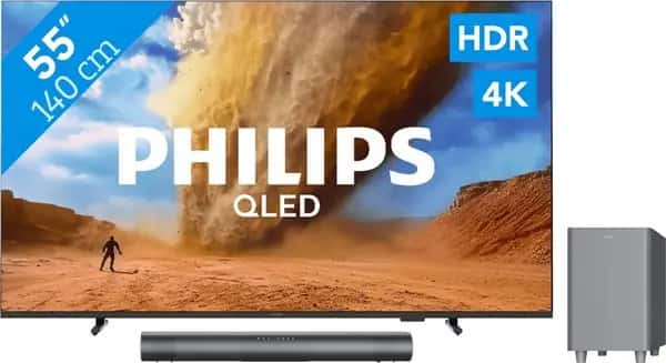 Philips 55" PUS7800 QLED 4K (2025) + Philips TAB6100