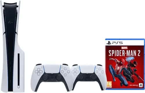 PlayStation 5 Slim Disc Edition + Marvel's Spider-Man 2 + Extra Controller Wit