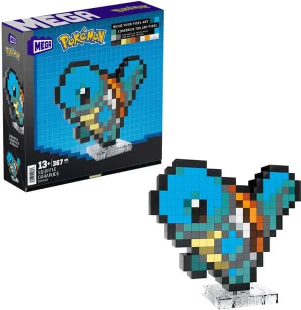 Mega Construx Pokemon - Squirtle Pixel Art