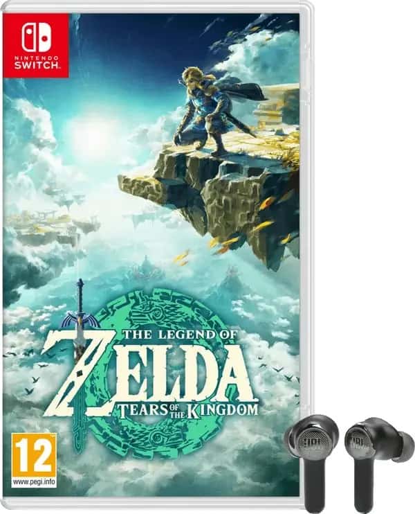 The Legend of Zelda Tears of The Kingdom Nintendo Switch + JBL Quantum TWS