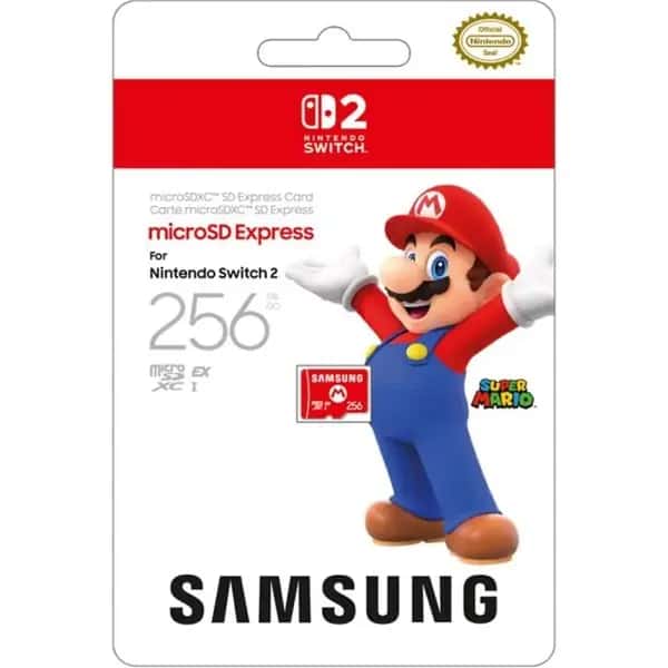 Nintendo Switch 2 Samsung 256 Gb Rood Microsdxc Express