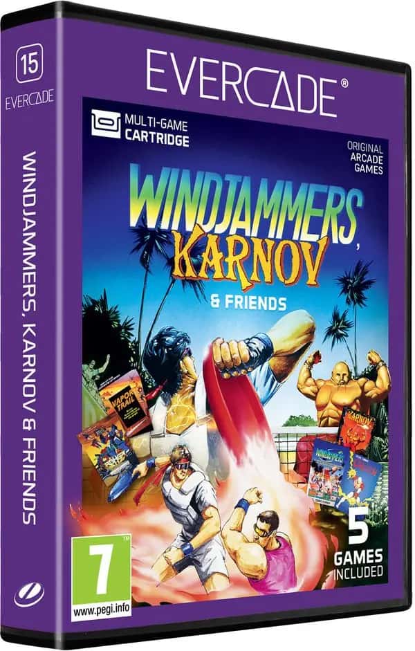 Evercade Windjammers, Karnov & Friends