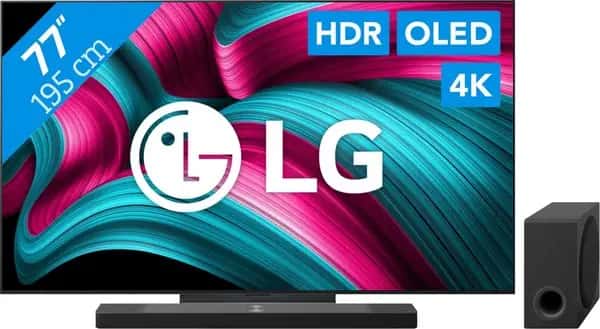 LG 77" OLED EVO C54 4K (2025) + LG DS95TR