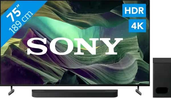Sony Bravia KD-75X85L (2023) + Sony Bravia Theatre Bar 6 Zwart
