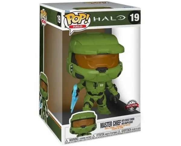 Pop Halo: Master Chief with Energy Sword and Grappleshot Funko Pop #19