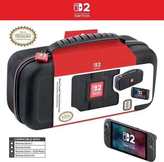 Nintendo Switch 2 - Official Nintendo Case Deluxe Large (Black) (Nintendo Switch 2)