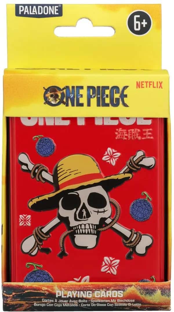 One Piece - Playing Cards in Shaped Tin