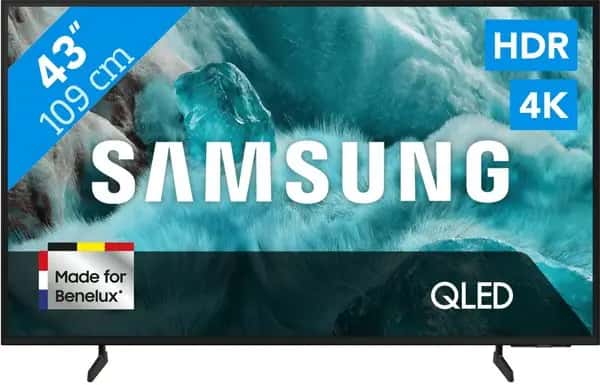 Samsung 43" QLED 4K Q7F4 (2025) + Samsung HW-S60D Zwart (2024)