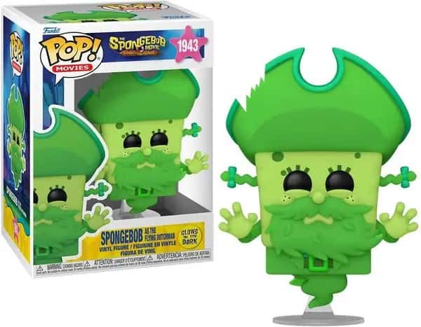Spongebob Squarepants Funko Pop Vinyl: SpongeBob as the Flying Dutchman (Glow in The Dark)