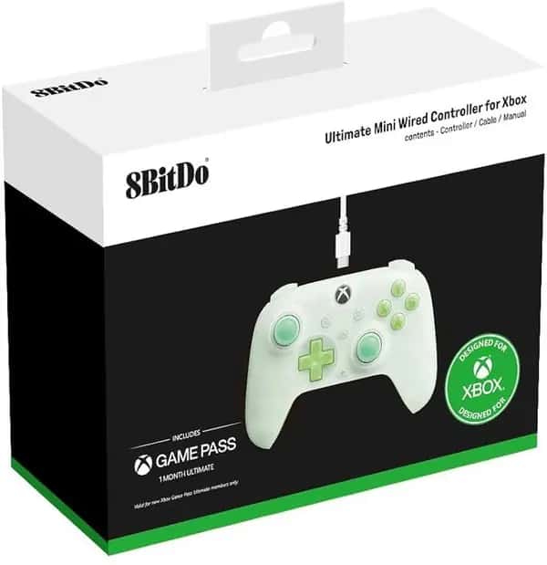 8BitDo Ultimate Mini Wired Controller - Translucent Green